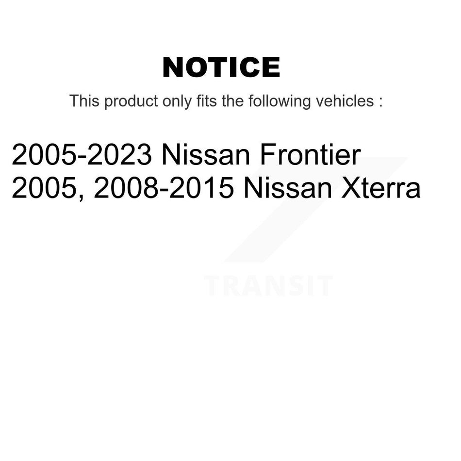 Rear Disc Coated Rotors Ceramic Pads Parking Brake Shoes Hardware Kit For Nissan Frontier KGA-107218