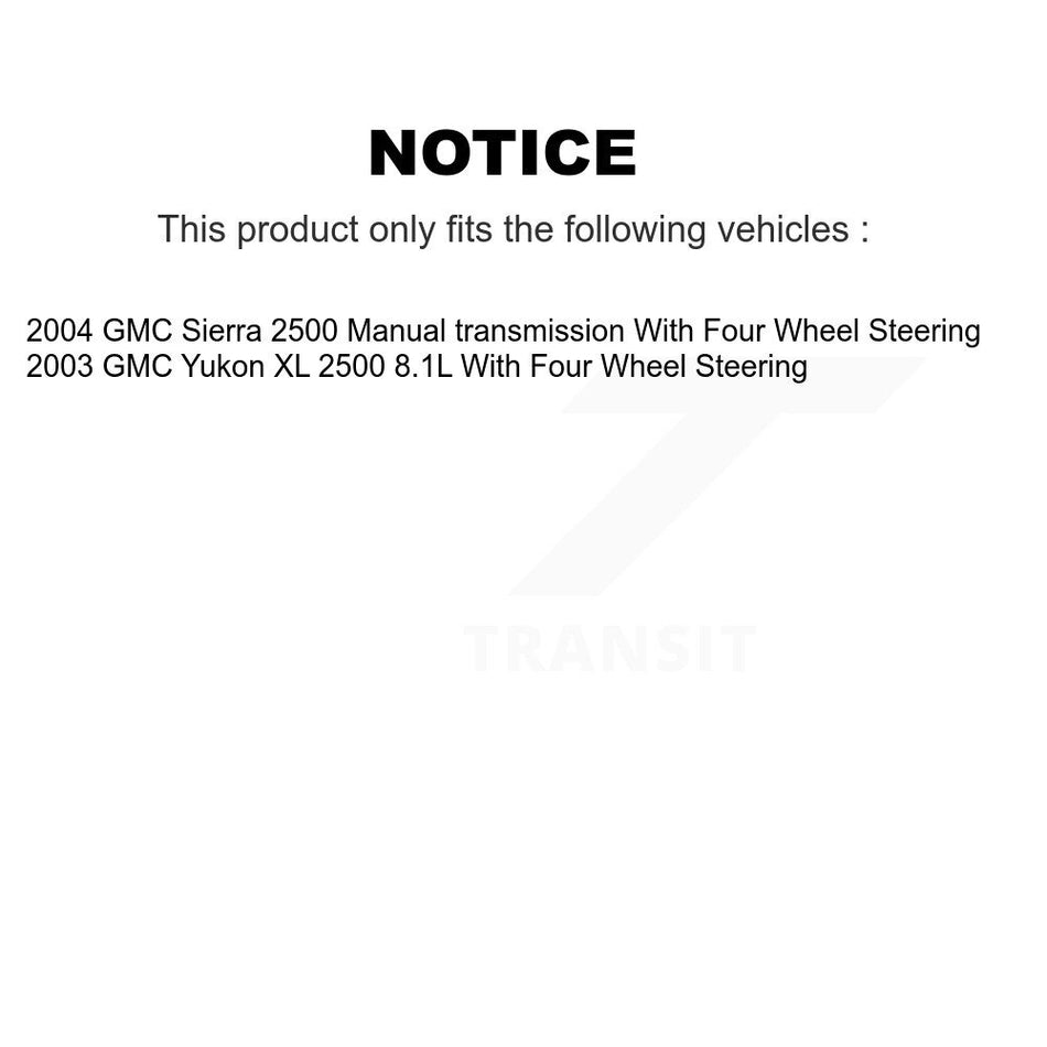 Rear Disc Coated Rotors Semi-Metallic Pads Parking Shoes Kit For GMC Sierra 2500 Yukon XL KGF-103534