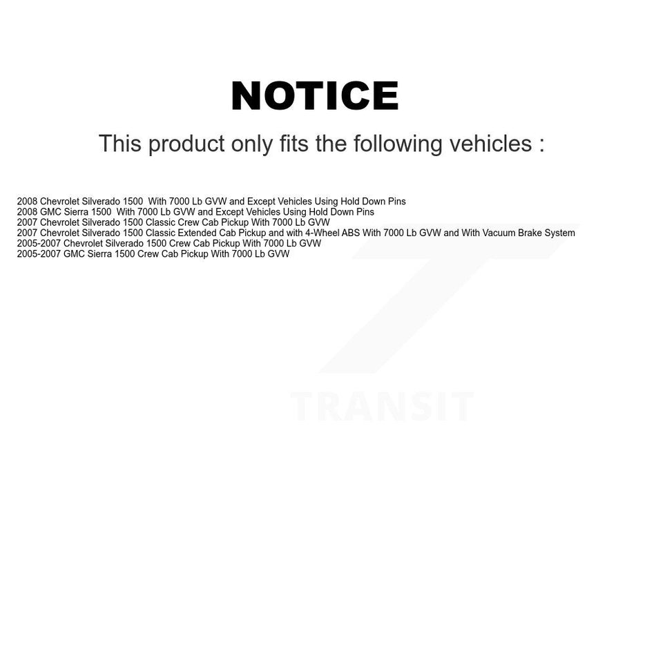 Rear Coated Brake Drum Shoes Spring And Cylinders Kit For Chevrolet Silverado 1500 GMC Sierra Classic KGN-100112