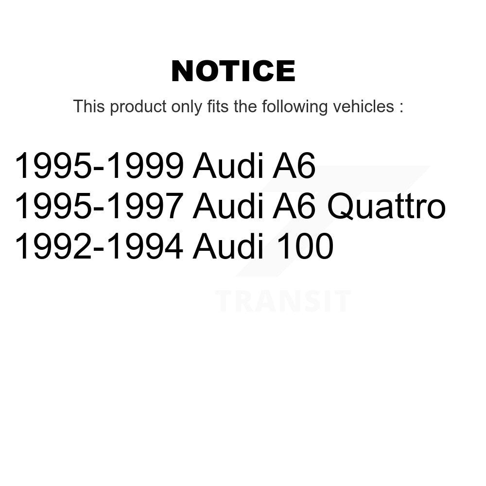 Front Coated Disc Brake Rotors And Ceramic Pads Kit For Audi A6 Quattro 100 KGT-100204