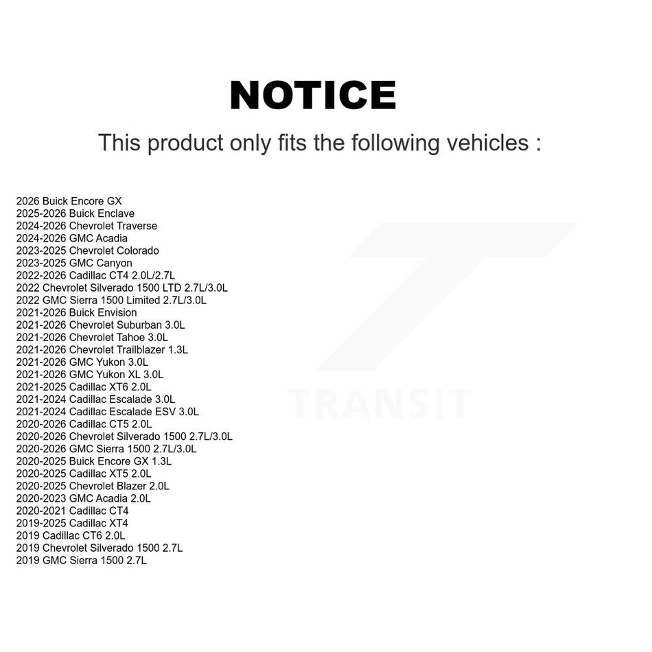 Engine Oil Filter (12 Pack) For Chevrolet GMC Silverado 1500 Sierra Cadillac Buick Encore KLO-100276