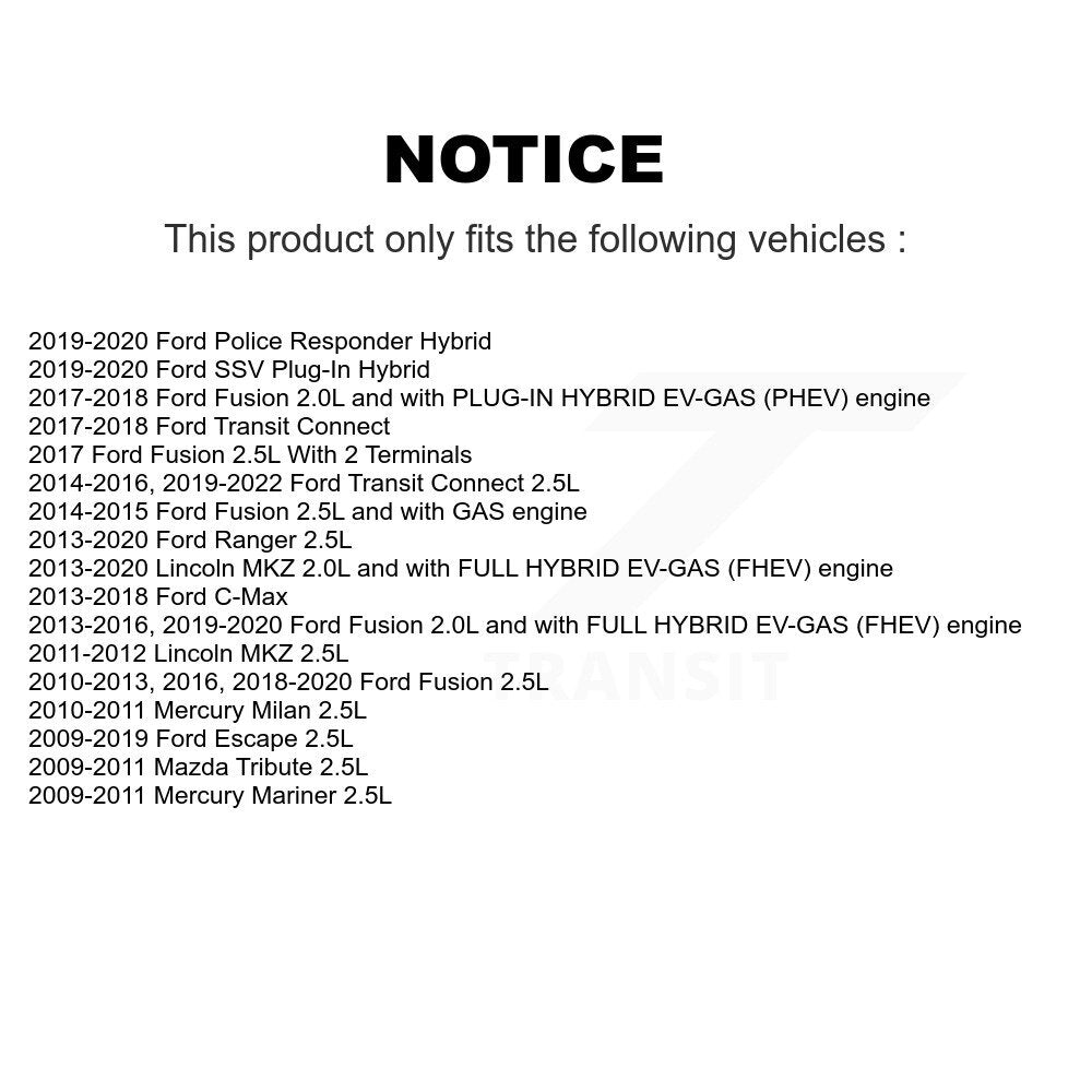 Ignition Coil (2 Pack) For Ford Escape Fusion Transit Connect Ranger Mazda Tribute MKZ KMP-100046