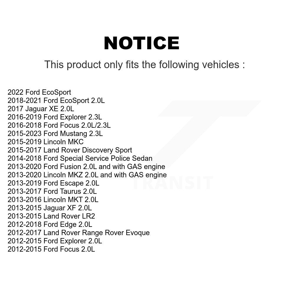 Ignition Coil (2 Pack) For Ford Escape Focus Edge Fusion Explorer Mustang EcoSport Land KMP-100048
