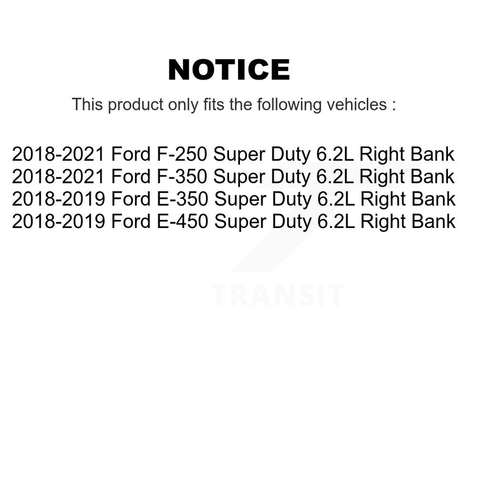 Ignition Coil (2 Pack) For Ford F-350 Super Duty F-250 E-450 E-350 Right Bank 6.2L KMP-100142