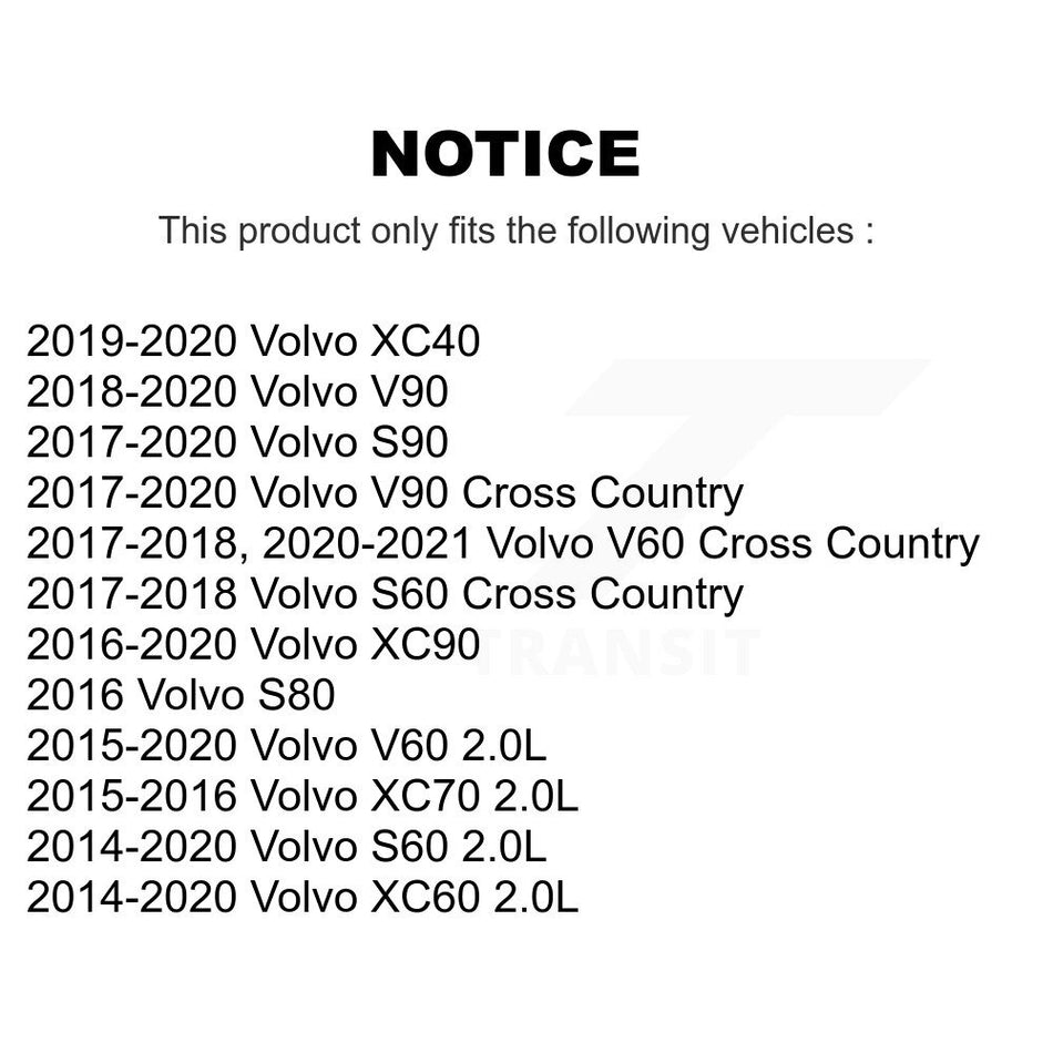 Ignition Coil (3 Pack) For Volvo XC60 XC90 XC40 S60 V60 Cross Country XC70 S90 V90 S80 KMP-100200