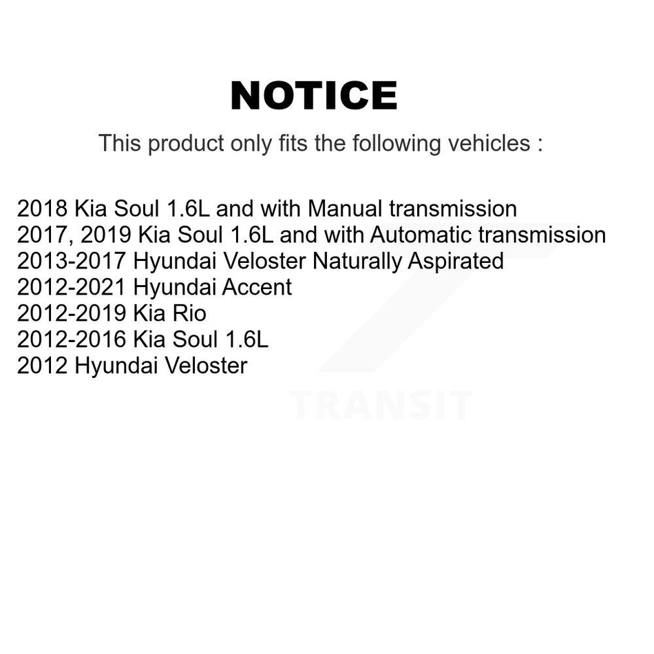 Ignition Coil (4 Pack) For Hyundai Kia Accent Soul Rio Veloster KMP-100377