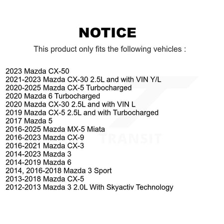 Ignition Coil (4 Pack) For Mazda CX-5 3 CX-3 CX-30 CX-9 6 MX-5 Miata Sport CX-50 5 KMP-100400