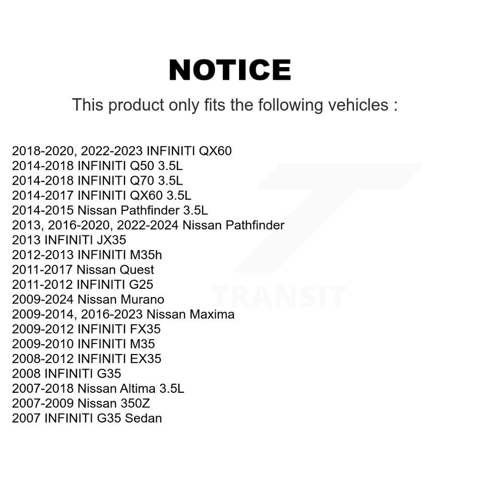 Ignition Coil (4 Pack) For Nissan Murano Altima Pathfinder INFINITI QX60 Maxima Q50 EX35 KMP-100406