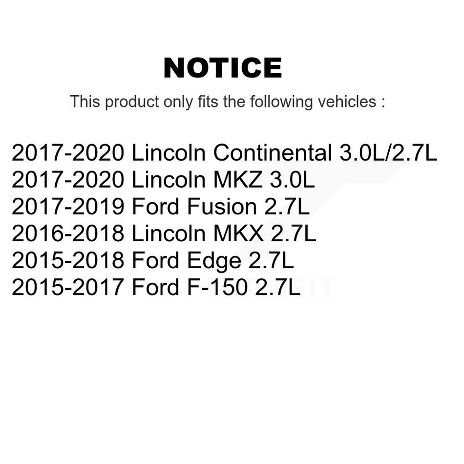 Ignition Coil (4 Pack) For Ford F-150 Edge Fusion Lincoln MKX MKZ Continental KMP-100419