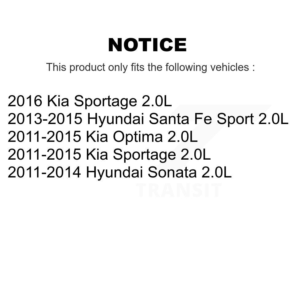 Ignition Coil (4 Pack) For Hyundai Santa Fe Sport Kia Sonata Sportage Optima 2.0L KMP-100504