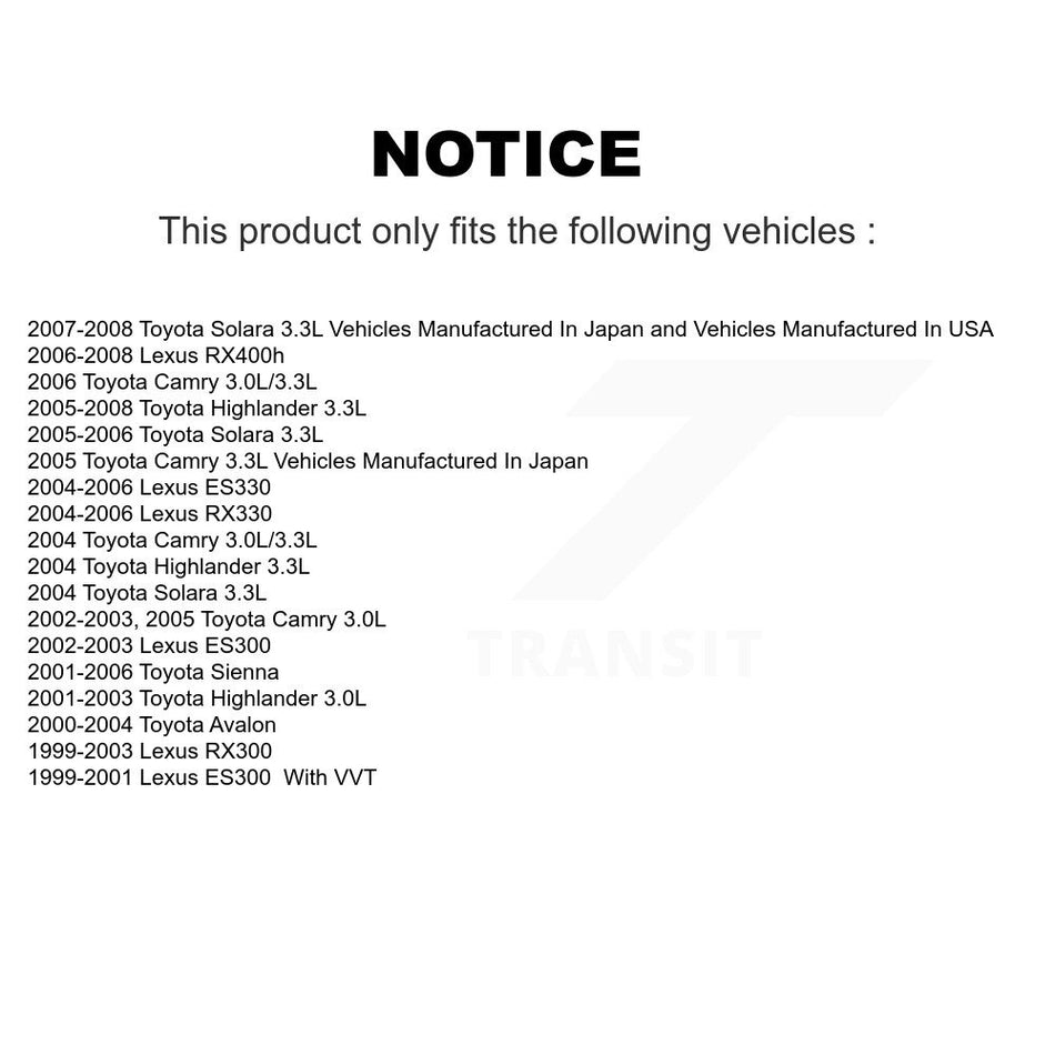 Ignition Coil (4 Pack) For Toyota Camry Sienna Highlander Lexus RX330 Solara RX400h ES330 KMP-100521