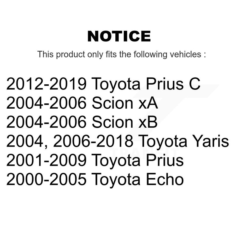 Ignition Coil (4 Pack) For Toyota Yaris Echo Prius C Scion xB xA KMP-100522