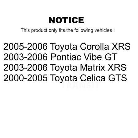 Ignition Coil (4 Pack) For Toyota Corolla Matrix Pontiac Vibe Celica KMP-100526