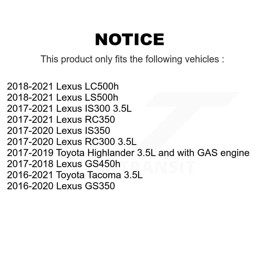 Ignition Coil (6 Pack) For Toyota Tacoma Highlander Lexus IS300 IS350 GS350 RC350 RC300 KMP-100914