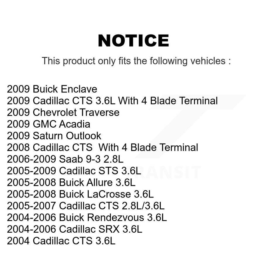 Ignition Coil (6 Pack) For Buick LaCrosse Cadillac CTS Allure Rendezvous Saab 9-3 Enclave KMP-100921