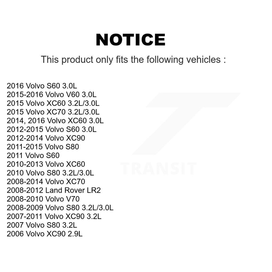 Ignition Coil (6 Pack) For Volvo XC60 XC90 XC70 S60 Land Rover LR2 S80 V60 V70 KMP-101039