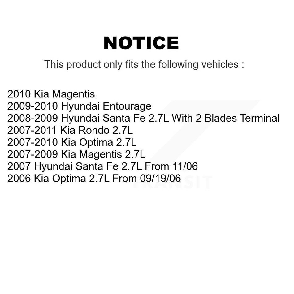 Ignition Coil (6 Pack) For Hyundai Santa Fe Kia Rondo Optima Entourage Magentis KMP-101065