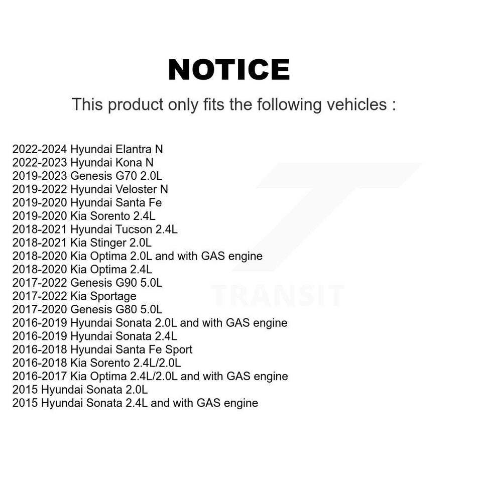 Ignition Coil (8 Pack) For Hyundai Kia Tucson Sorento Sportage Santa Fe Sport Sonata G70 KMP-101109