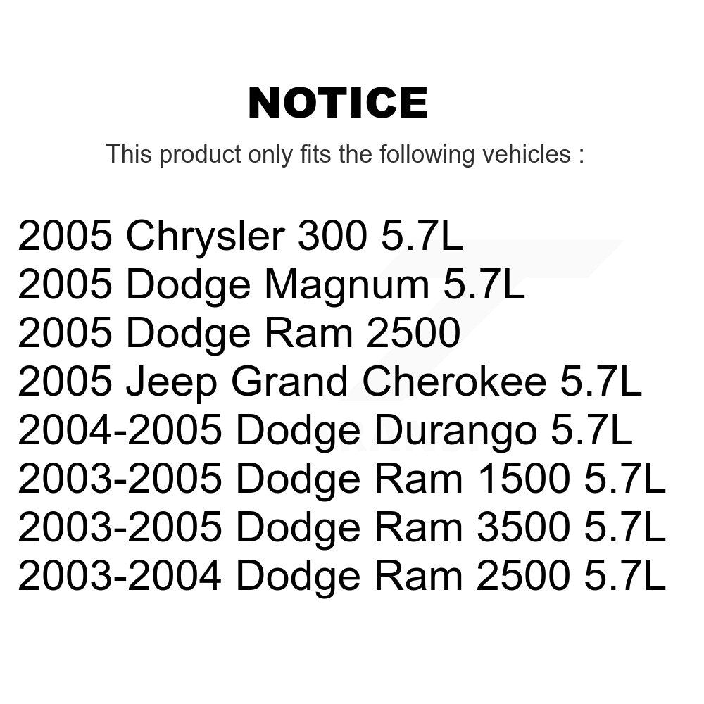Ignition Coil (8 Pack) For Dodge Ram 1500 2500 3500 Chrysler 300 Jeep Grand Cherokee KMP-101172
