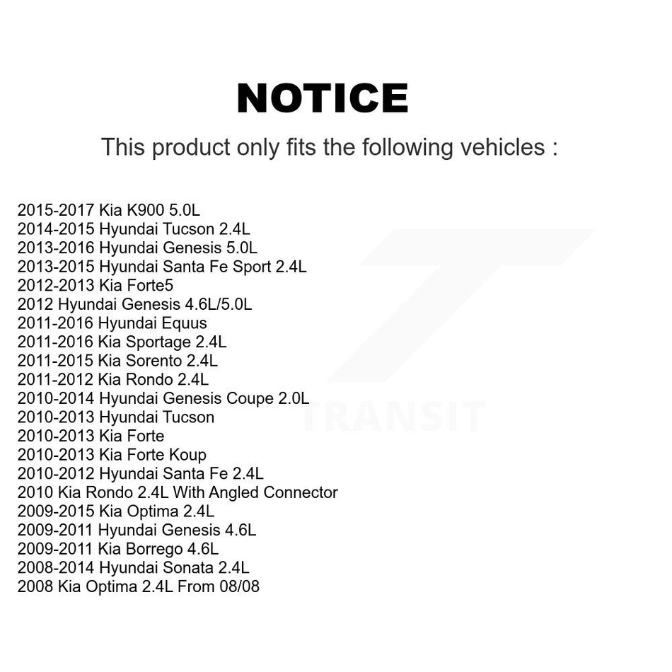 Ignition Coil (8 Pack) For Hyundai Kia Tucson Santa Fe Sport Sonata Sorento Optima Forte KMP-101226