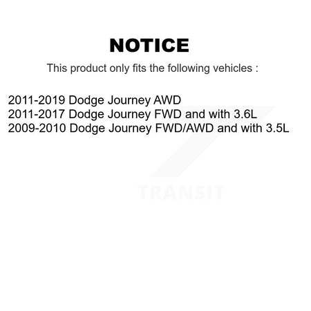 Front Left CV Axle Drive Shaft And Complete Hub Bearing Assembly Kit For Dodge Journey KN7-100018