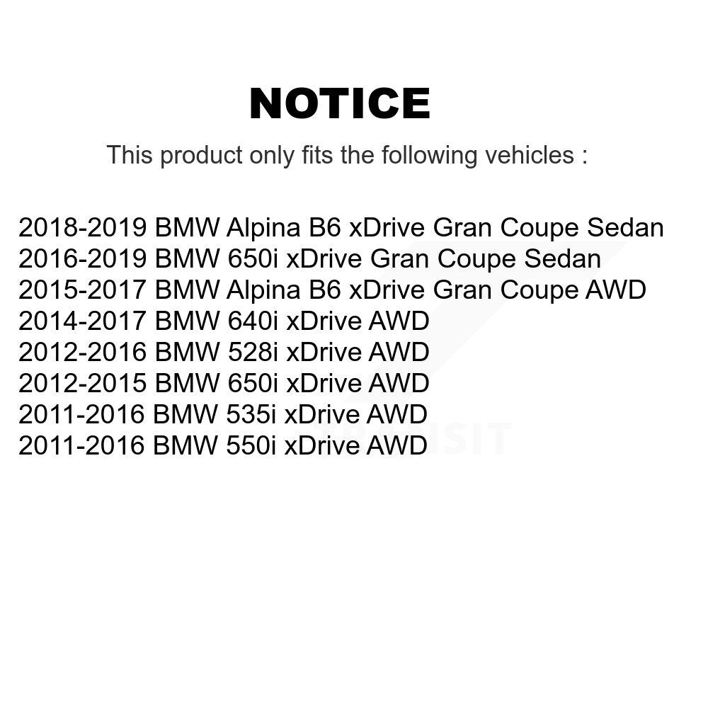 Front Left CV Axle Shaft Bearing Kit For BMW 535i xDrive 528i 550i 650i Gran Coupe Alpina KN7-100139