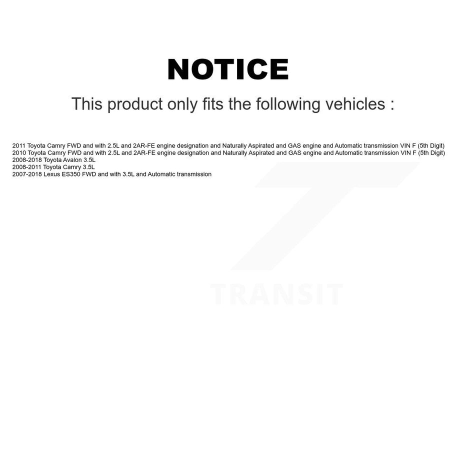 Front Left CV Axle Drive Shaft And Wheel Bearing Kit For Toyota Camry Lexus ES350 Avalon KN7-100154