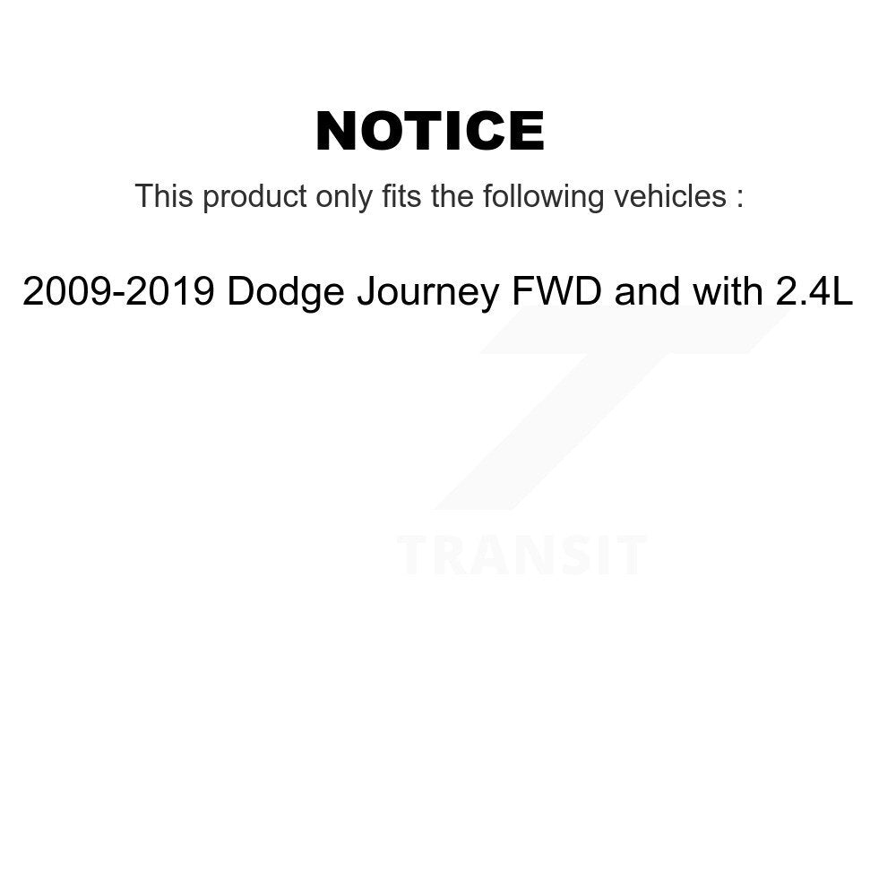 Front Right CV Axle Drive Shaft And Bearing Kit For 2009-2019 Dodge Journey FWD with 2.4L KN7-100311