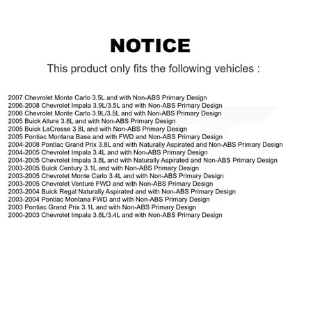 Front Right CV Axle Shaft Bearing Kit For Chevrolet Impala Pontiac Grand Prix Buick Monte KN7-100344