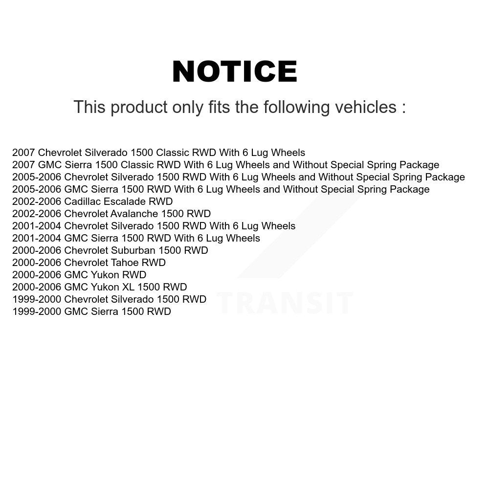 Front Right CV Axle Shaft & Bearing Kit For Chevrolet GMC Silverado 1500 Sierra Avalanche KN7-100354