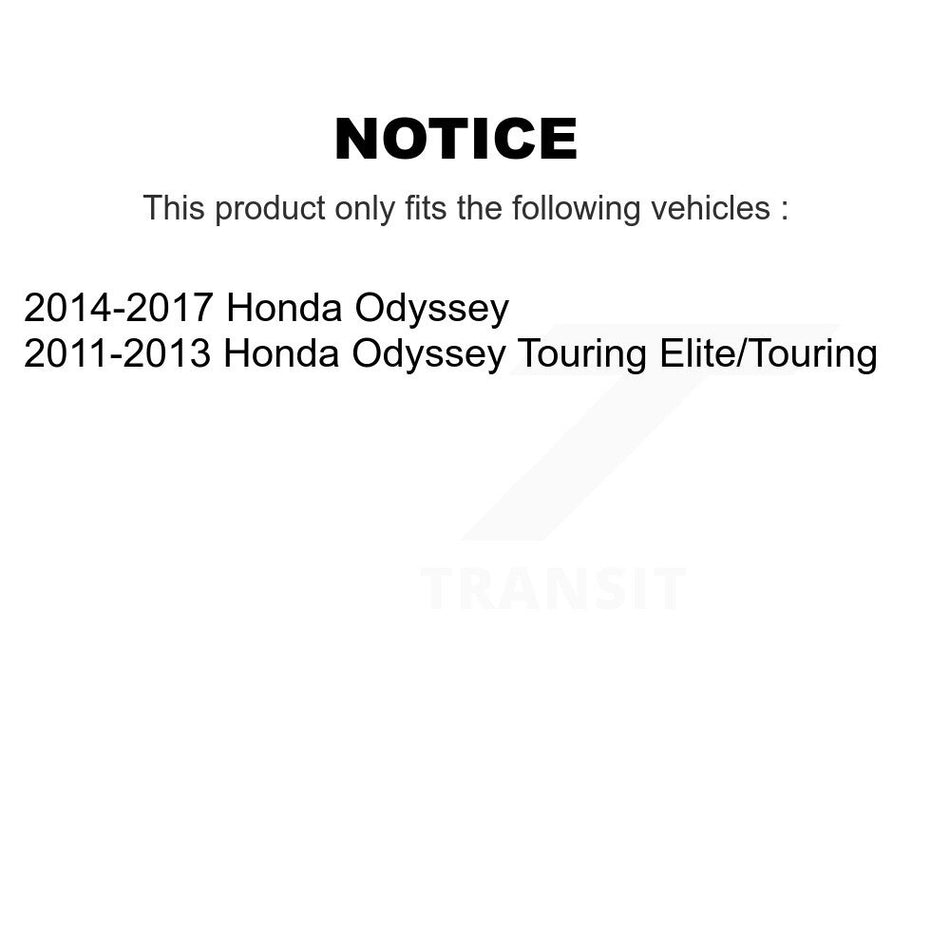 Front CV Axle Drive Shaft And Complete Wheel Hub Bearing Assembly Kit For Honda Odyssey KN7-100392
