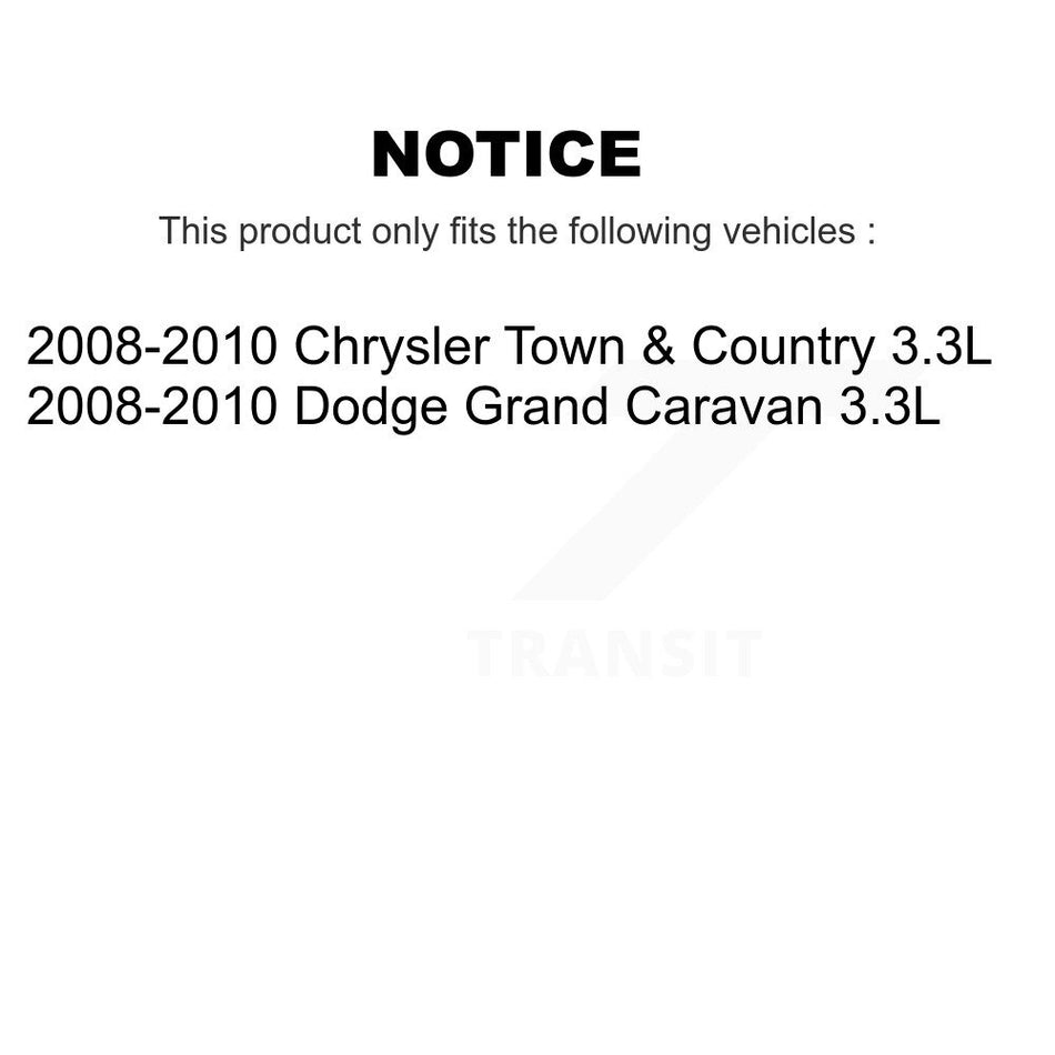 Front CV Axle Shaft And Bearing Kit For Dodge Grand Caravan Chrysler Town & Country 3.3L KN7-100397