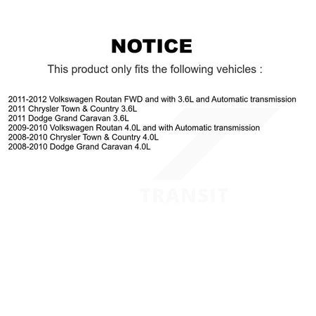 Front CV Axle Shaft & Bearing Kit For Dodge Grand Caravan Chrysler Town Country Routan KN7-100398