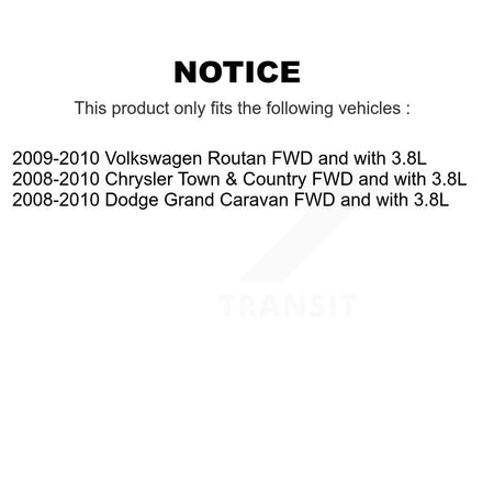 Front CV Axle Shaft & Bearing Kit For Dodge Grand Caravan Chrysler Town Country Routan KN7-100399