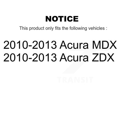 Front CV Axle Drive Shaft And Wheel Hub Bearing Assembly Kit For 2010-2013 Acura MDX ZDX KN7-100403