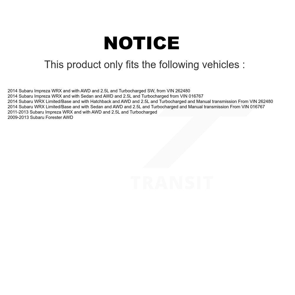 Front CV Axle Drive Shaft And Hub Bearing Assembly Kit For Subaru Forester Impreza WRX KN7-100463