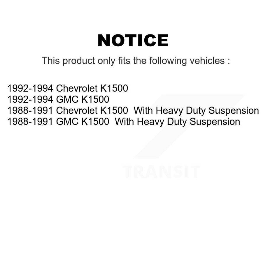 Front CV Axle Drive Shaft And Complete Hub Bearing Assembly Kit For K1500 Chevrolet GMC KN7-100479