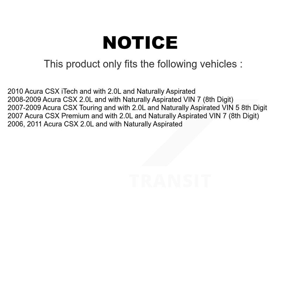 Front Right CV Axle Drive Shaft Complete Assembly And Wheel Bearing Kit For Acura CSX KN7-100600