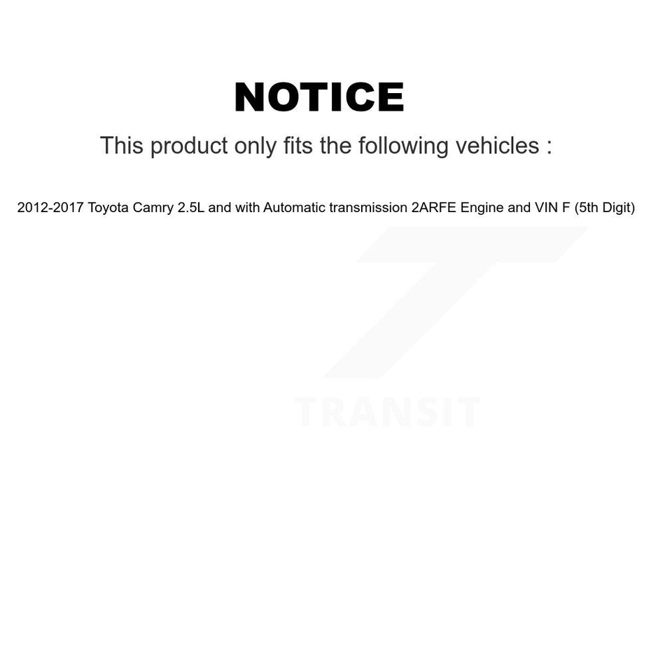 Front Right CV Axle Bearing Kit For 2012-2017 Toyota Camry 2ARFE Engine VIN F (5th Digit) KN7-100680