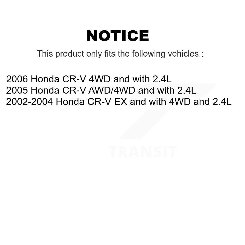 Rear Right CV Axle Drive Shaft Complete Assembly And Wheel Bearing Kit For Honda CR-V KN7-100723