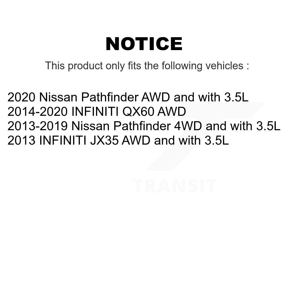 Rear Right CV Axle Drive Shaft And Bearing Kit For Nissan Pathfinder INFINITI QX60 JX35 KN7-100734