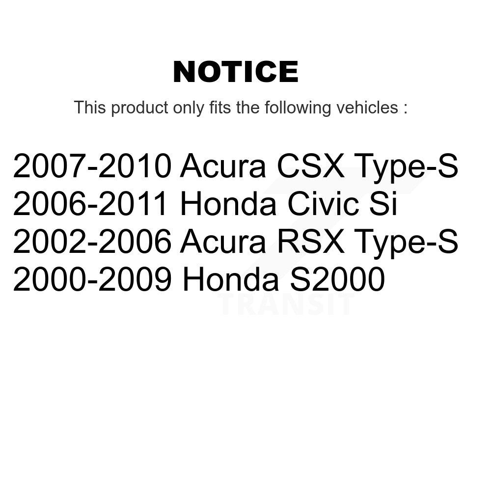 Front Rear Ceramic Disc Brake Pads Kit For Honda Civic Acura CSX RSX S2000 KNF-100110