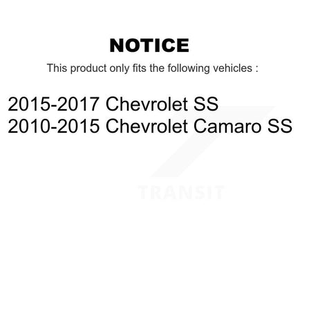 Front Rear Semi-Metallic Disc Brake Pads Kit For Chevrolet Camaro SS KNF-100604