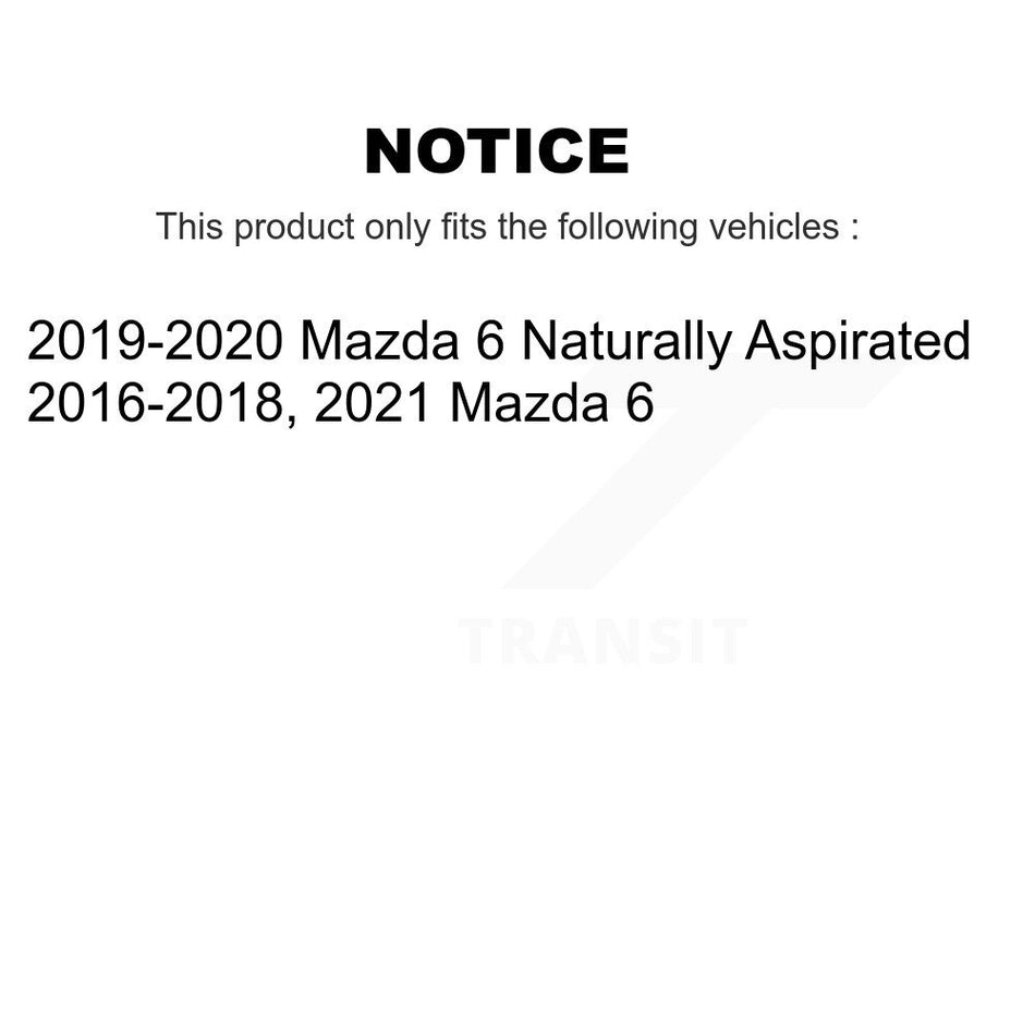 Front Rear Ceramic Disc Brake Pads Kit For Mazda 6 KNF-100797