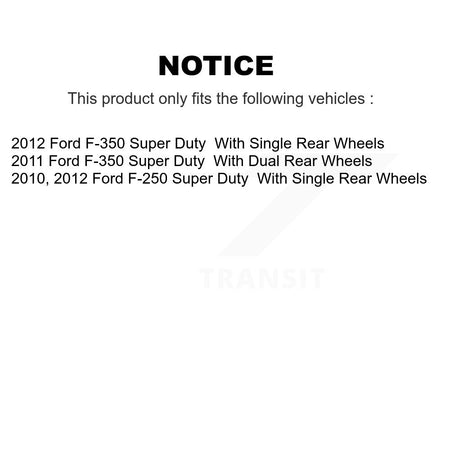 Front Rear Semi-Metallic Disc Brake Pads Kit For Ford F-350 Super Duty F-250 KNF-100908