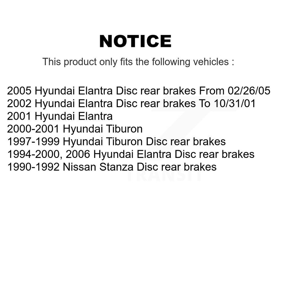 AmeriBRAKES Front Rear Ceramic Disc Brake Pads Kit For Hyundai Elantra Tiburon Nissan Stanza KNF-101229