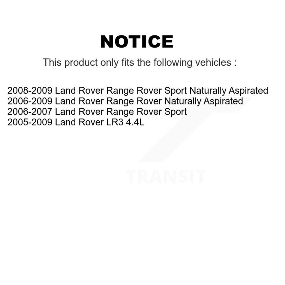 AmeriBRAKES Front Rear Semi-Metallic Disc Brake Pads Kit For Land Rover Range Sport LR3 KNF-101345