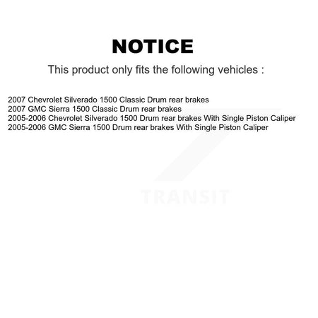 Front Ceramic Rear Semi-Metallic Disc Brake Pads Kit For Chevrolet GMC Silverado 1500 KNF-101838