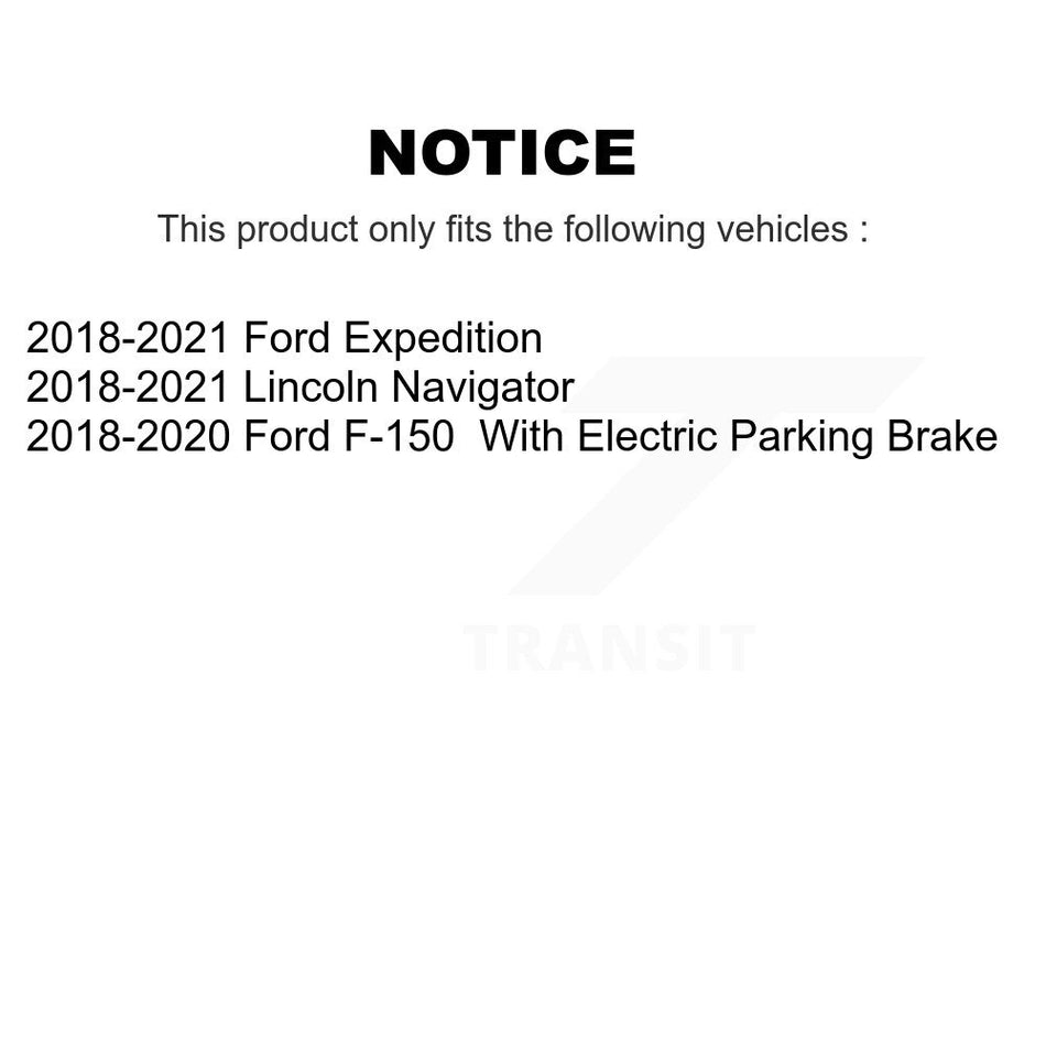 AmeriBRAKES Front Rear Ceramic Disc Brake Pads Kit For Ford F-150 Expedition Lincoln Navigator KNF-101858
