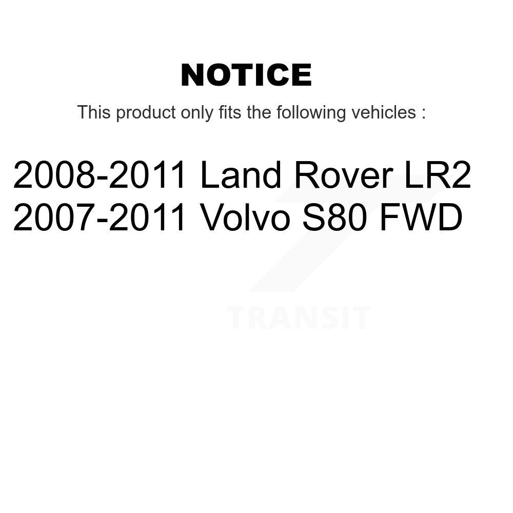Front Rear Semi-Metallic Disc Brake Pads Kit For Land Rover LR2 Volvo S80 KNF-101987